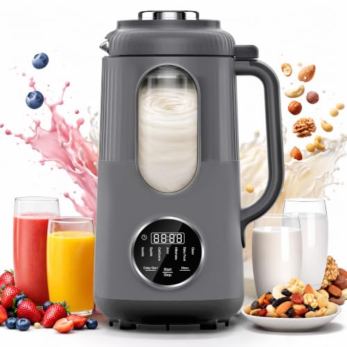 Nut Milk Maker Machine, Automatic Soy Milk Maker, Small Countertop Blender
