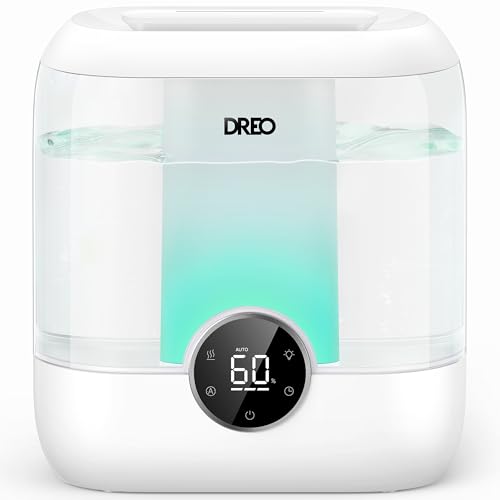 DREO 6L Humidifiers for Bedroom, 60H Runtime, 28 dB Quiet, HM524
