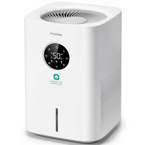 Provirtec Pro Baby Evaporative Humidifier for Bedroom, Easy Clean for Kids