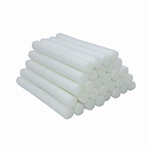30-Pack Car Humidifier Sticks Cotton Filter Refill Sticks Filter Replacement Wicks for Portable Ultrasonic Aroma Diffuser Wick