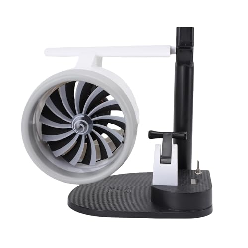 Zerodis Desktop Misting Fan with 15W Qi Charger, 7.9in Compact (Red)