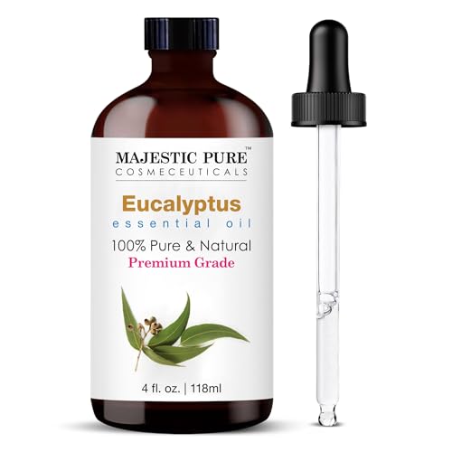 Majestic Pure Eucalyptus Essential Oil for Diffuser - 4 Fl Oz