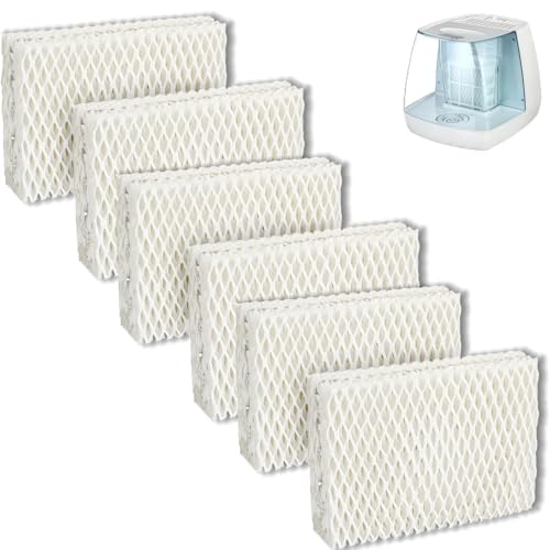 Direvcdro 6 Pack WF813 Humidifier Filter Replacement Compatible with Equate EQ-2119-UL EQWF813 PCWF813 Relion RCM-832 RCM-832N ProCare PCCM-832N Cool Mist Humidifier Replacement Filter