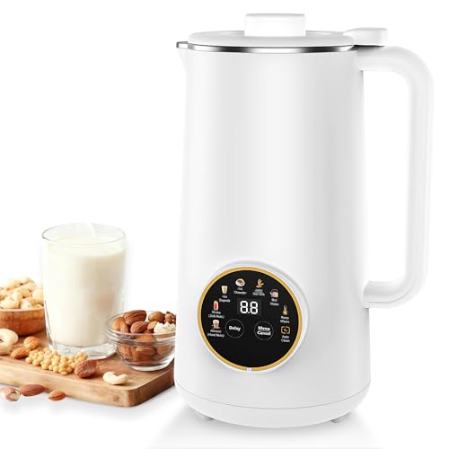 34oz Nut Milk Maker, 10 in 1 Automatic Nut Milk Maker with 10 Blades