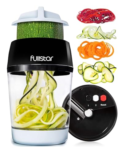 Fullstar - Vegetable Spiralizer & Slicer, Veggie Noodle Maker Kitchen Gadget