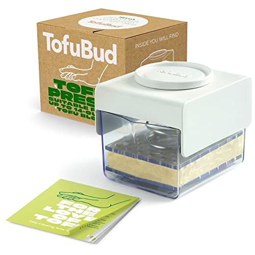 TofuBud Tofu Press, Dishwasher Safe | Firm, Even Tofu in 15 to 20 Min