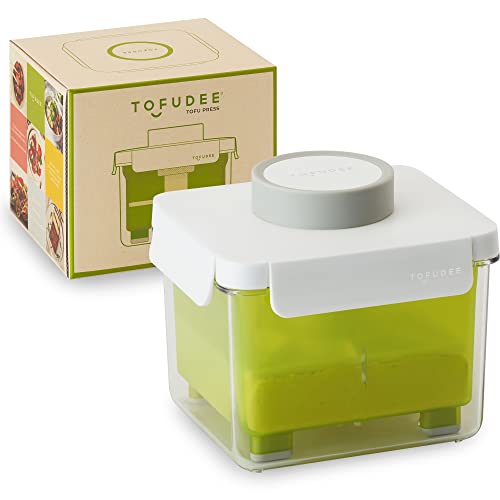 TOFUDEE Tofu Press for Vegan Cooking, Adjustable Pressure, Drip Tray