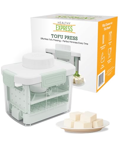 Healthy Express Tofu Press - Effortless Tofu Pressing - Perfect Firmness Every time
