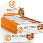 No Cow Chunky Peanut Butter Vegan Protein Bars