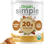 Orgain Organic Simple 20g Vegan Protein Powder