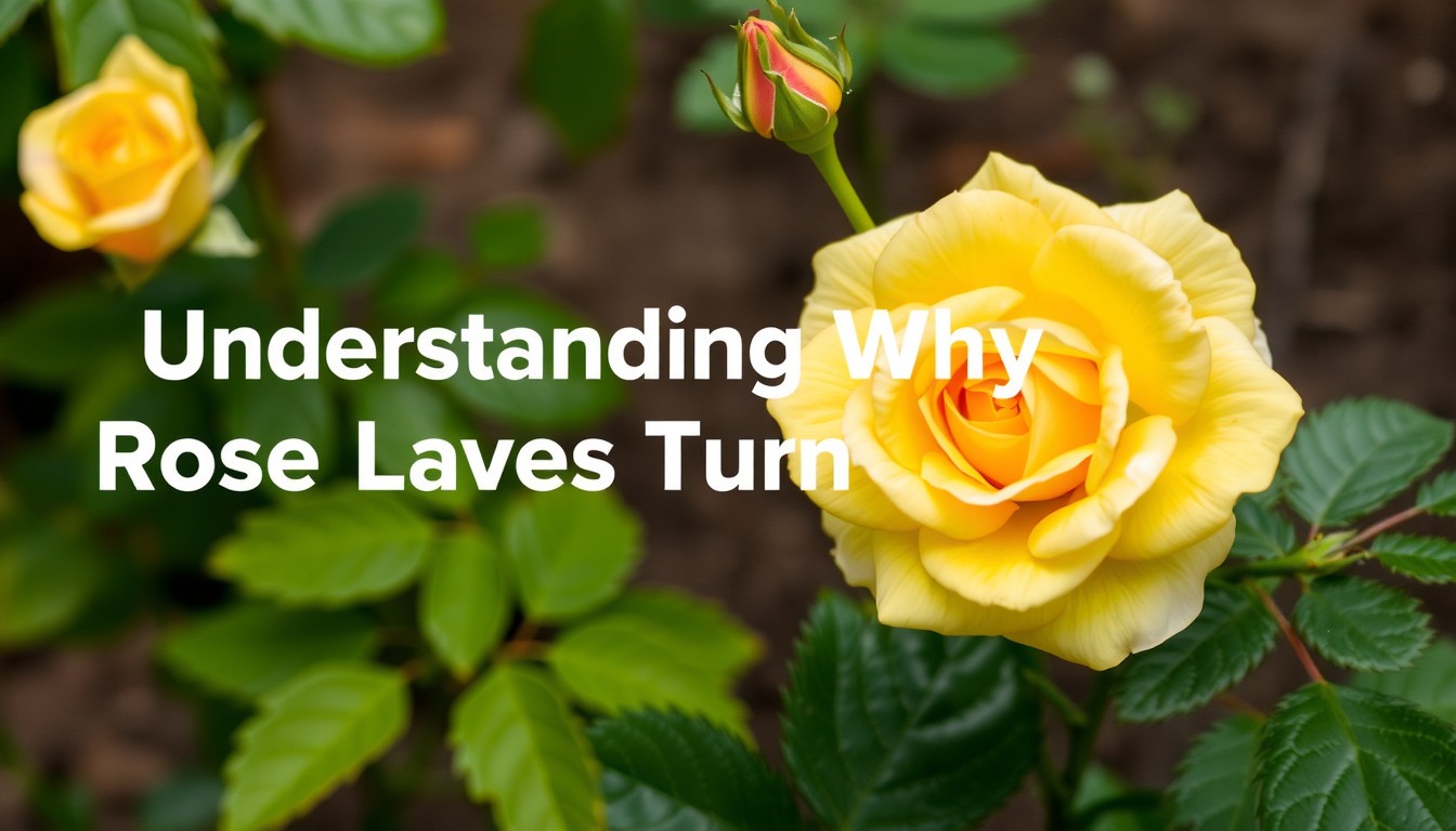 causes of yellow rose leaves