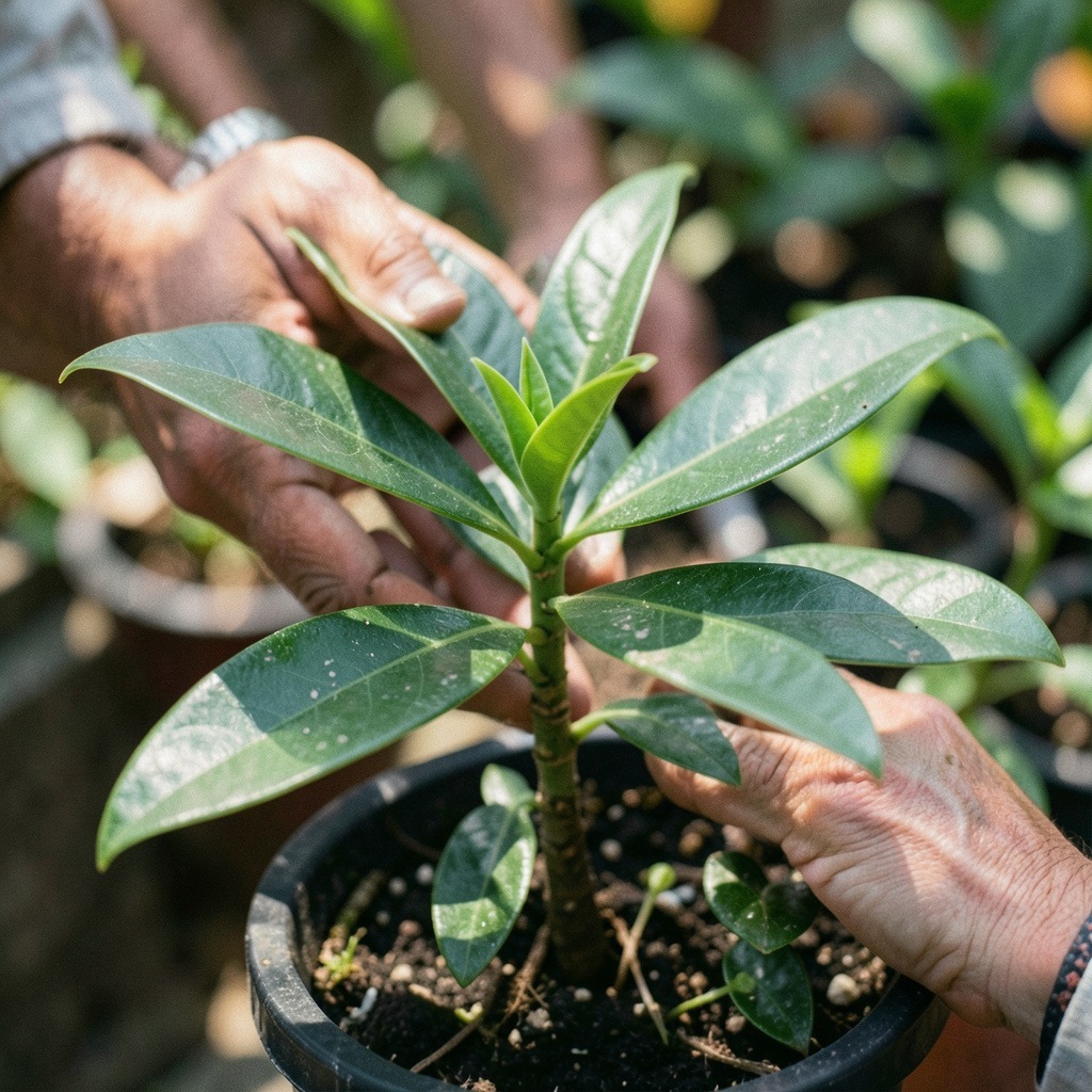 Ti plant pruning