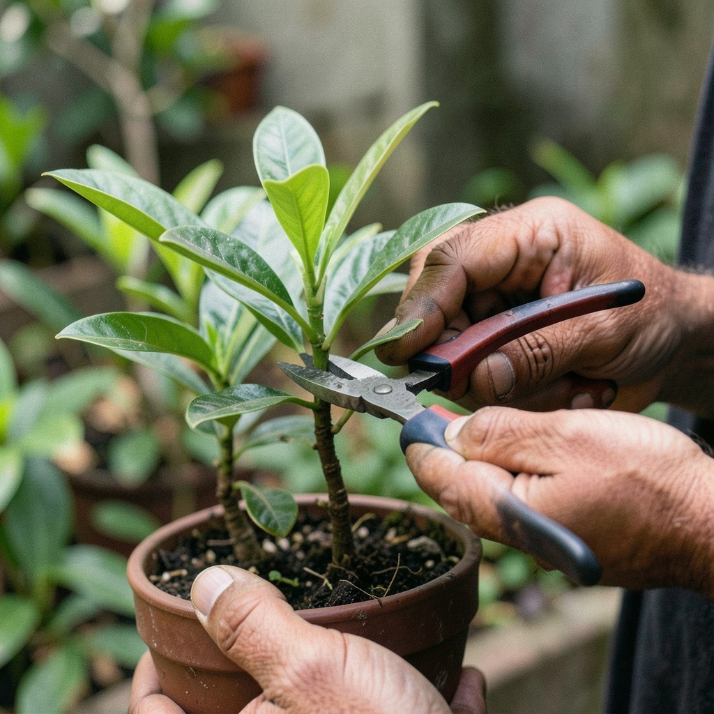 Ti plant pruning